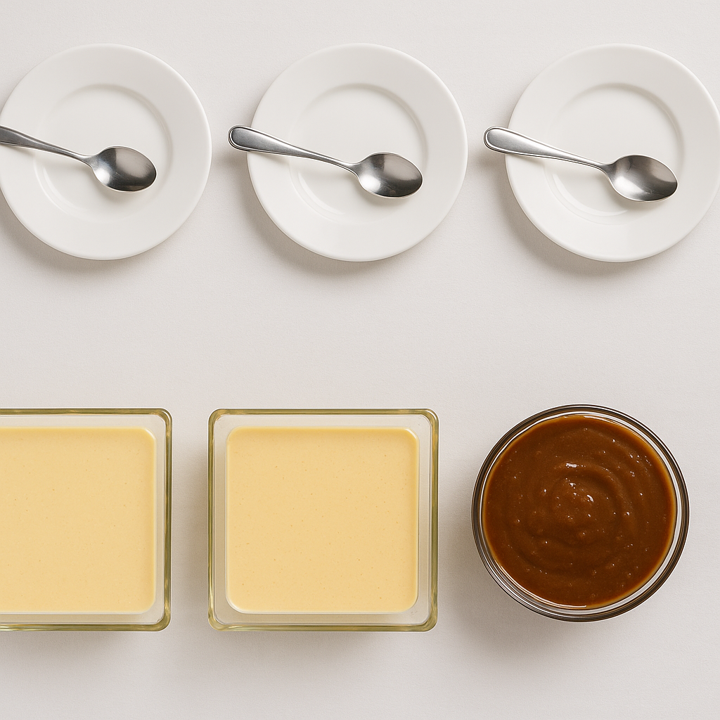 Gourmet dessert plate