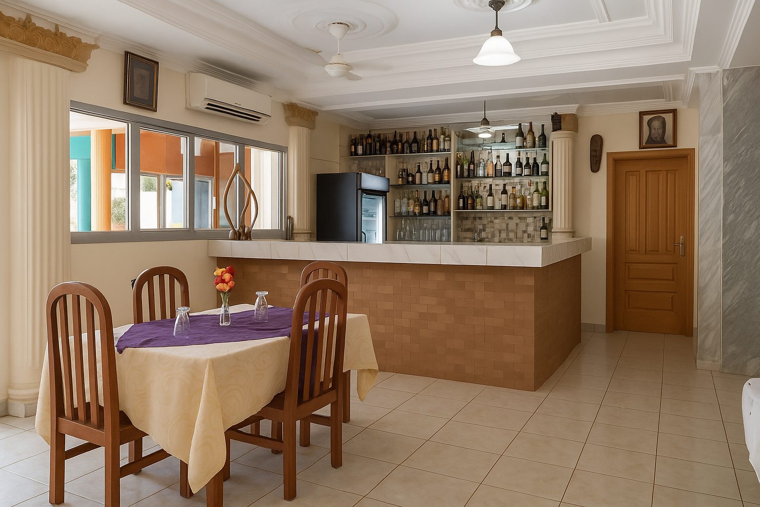 Cocktail bar selection